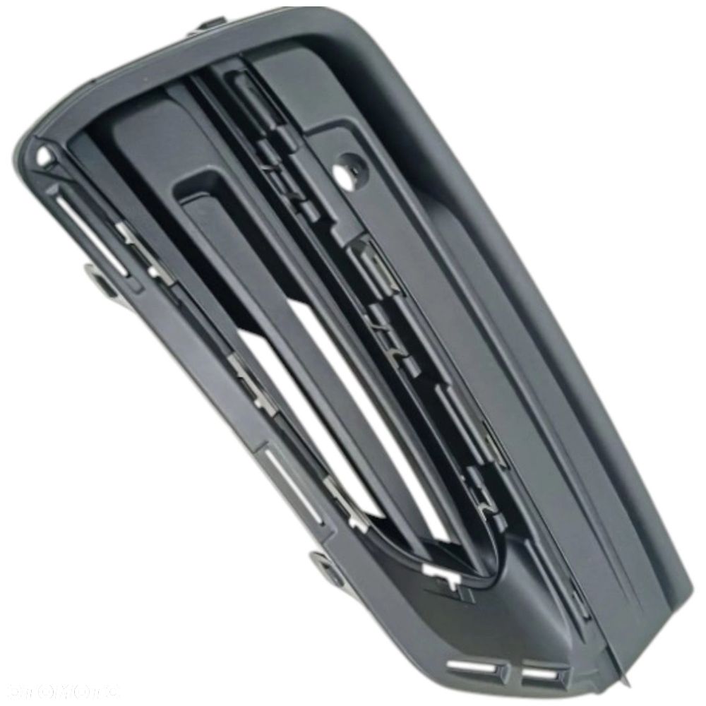 VOLVO XC90 19+ KRATKA atrapa zaślepka ZDERZAKA PRZÓD czarna LEWA PRAWA kpl - 5