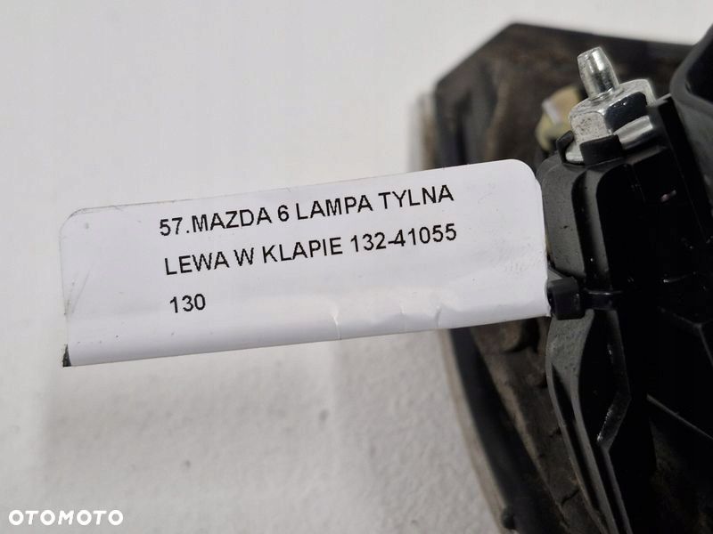MAZDA 6 GH LAMPA LEWY TYŁ TYLNA LEWA W KLAPĘ 132-41055 - 9