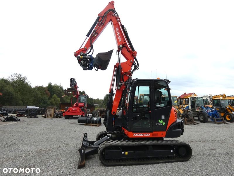 Kubota KX080-4&2 STAGE 5 / ROTOTILT / Sprowadzona / Idealna / - 22