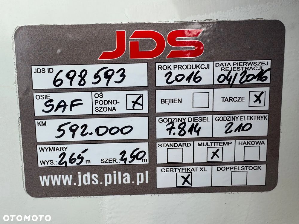 Krone Chłodnia ,Multitemp. Carrier Vector 1950Mt, SAF - 37