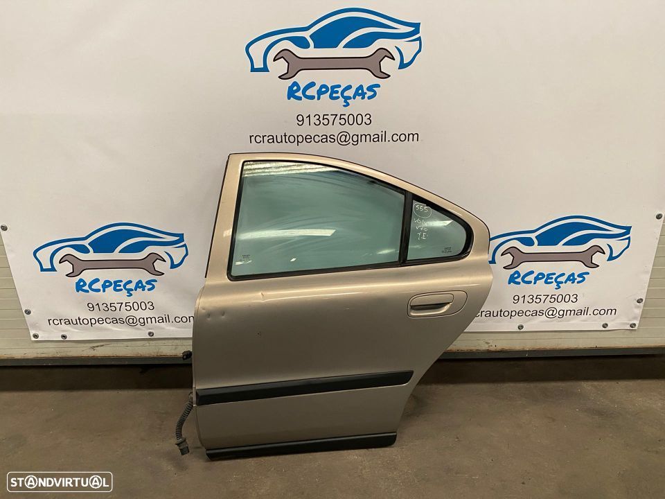 PORTA TRASEIRA TRÁS ESQUERDA VOLVO V70 II 2 MK2 SEDAN CARRO FECHO ELEVADOR MOTOR PUXADOR VIDRO