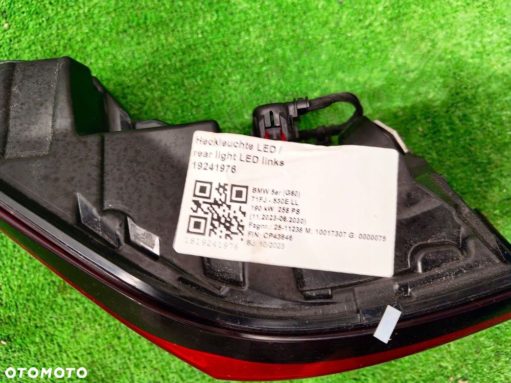 BMW 5 G60 LAMPA TYŁ EU PRAWA LEWA 5A01AC6 5A01AC5 - 3