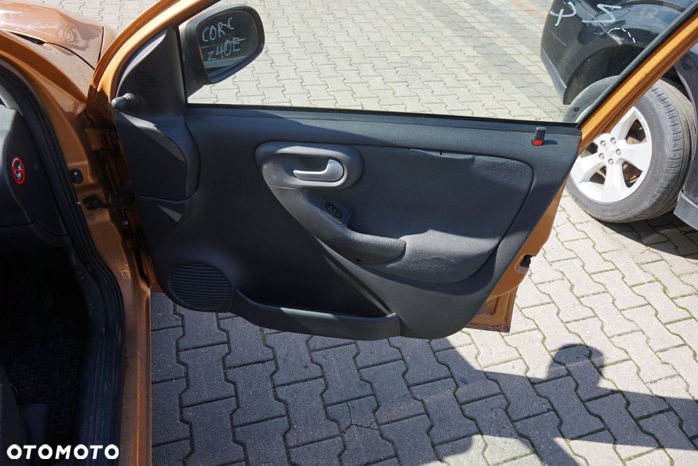 DRZWI PRZEDNIE PRAWE CORSA C III 5D HB Z40E  ZŁOTY OPEL 1999-2003 - 10