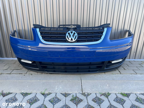 VW Touran I Zderzak przód przedni kompletny grill LL5M Ładny