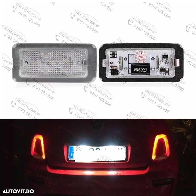 Set lampi LED numar Fiat 500, Abarth 500 an fabricatie 2007-2016 - 1
