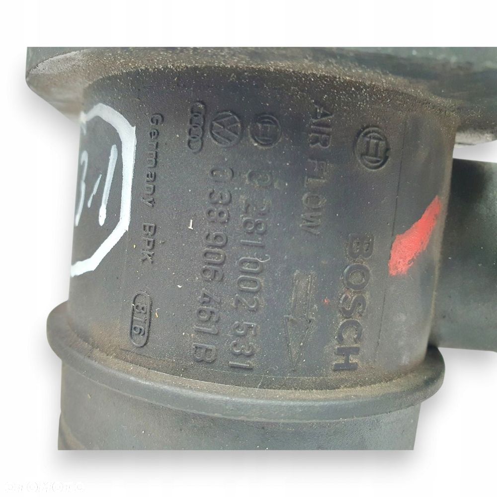 PRZEPŁYWOMIERZ Volkswagen Golf V Passat 1.9 TDI 038906461B Bosch - 10