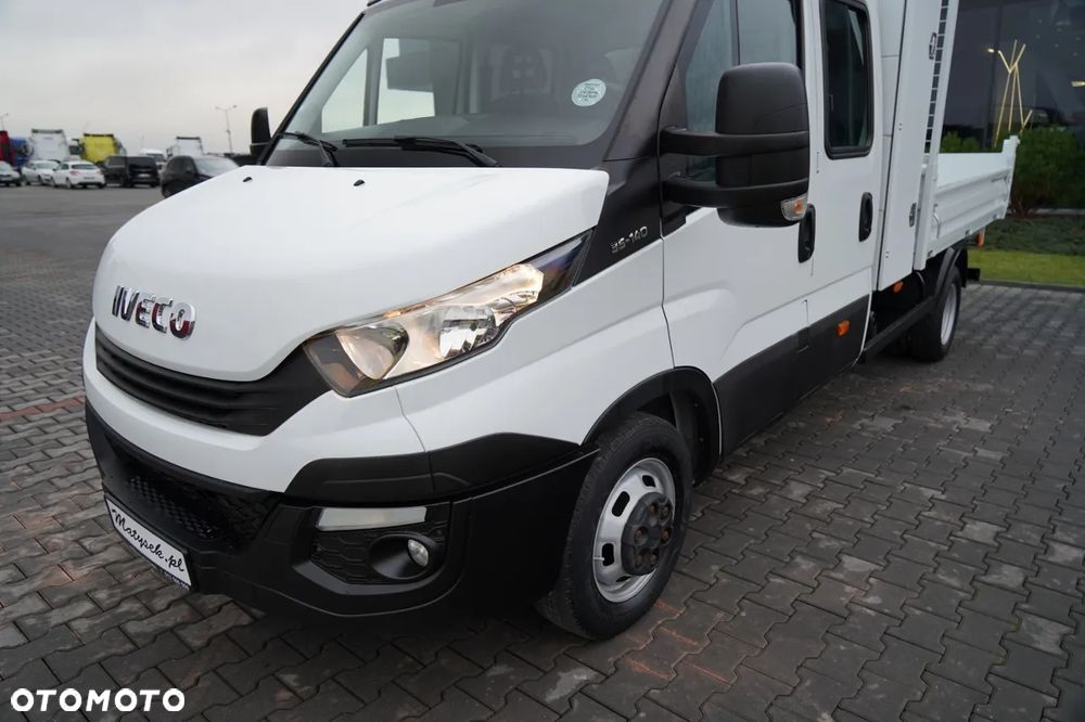 Iveco DAILY 35-140 / WYWROTKA / BRYGADÓWKA / BLIŹNIAK / MANUAL / 6 MIEJSC / - 17