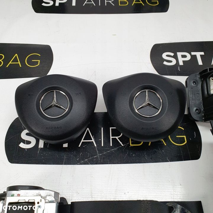 MERCEDES VITO W447 ZAŚLEPKA PODUSZKI AIRBAG AIR BAG PASY KIT SET - 2