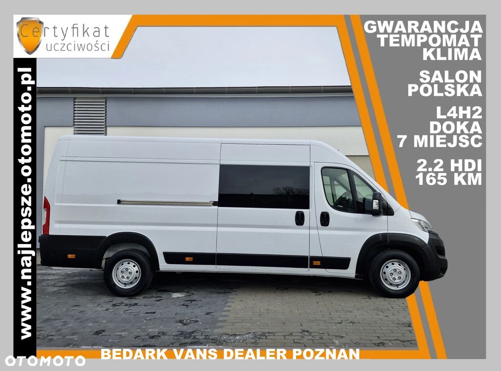 Peugeot Boxer, L4H2, DOKA, 7 miejsc, BRYGADÓWKA, klima, tempomat - 1