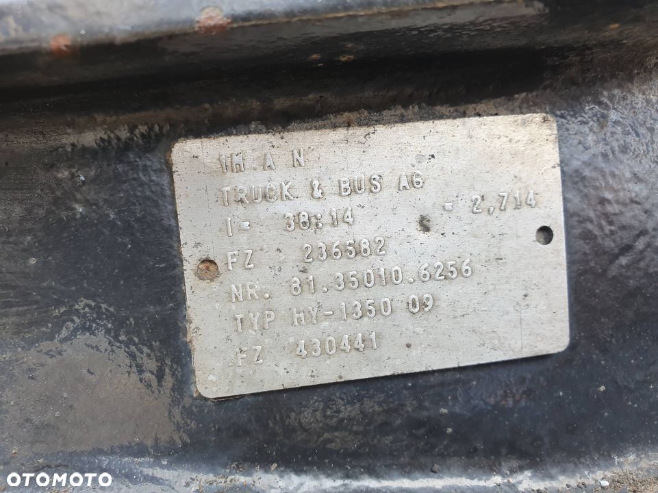 WKŁAD MOSTU TYŁ MAN TGX 38/14 BLOKADA - 2