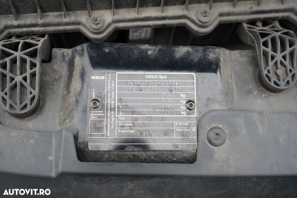 Iveco DAILY 35-160 / BASCULATOR / CU DOUA PERSOANE - 6 LOCURI / DOUĂ PERSOANE / MANUAL / 2023 / IMPORTAT - 39