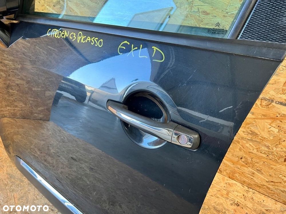 Drzwi PRZEDNIE LEWE lewy przód CITROEN C3 PICASSO Kod lakieru: EXLD - 5