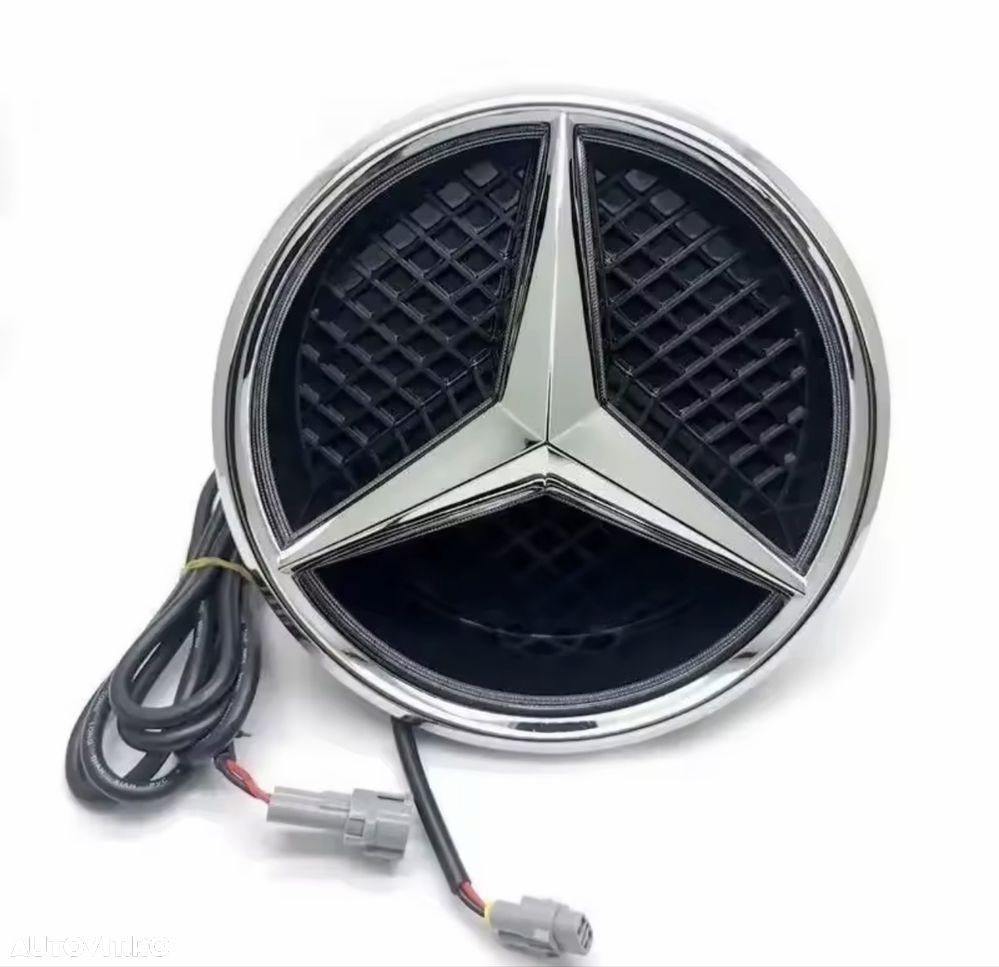 Emblema Sigla Logo Grila Radiator Stema Mercedes C Class W204 2008-2014 C Classe - 1