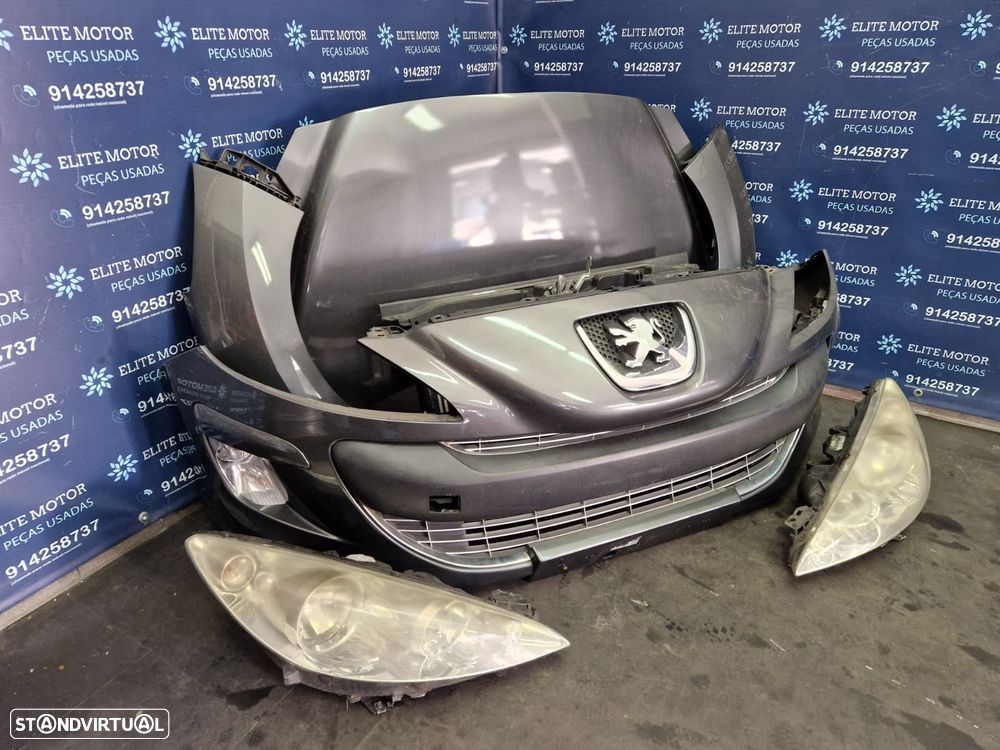 Frente completa usada PEUGEOT 308 1.6 HDI capot parachoques oticas guardalamas - 2