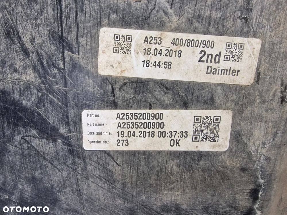 MERCEDES GLC 16- W253 OSŁONA PODWOZIA / POD SKRZYNIE BIEGÓW , NR A2535200900 , NR AUKCJI OSŁ614 - 6