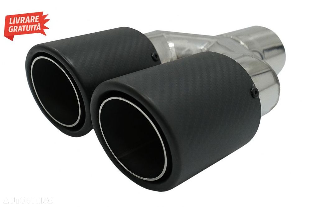 Difuzor Bara cu Toba Ornament Evacuare Fibra Carbon Mat BMW Seria 3 F30 F31 (2011-- livrare gratuita - 7