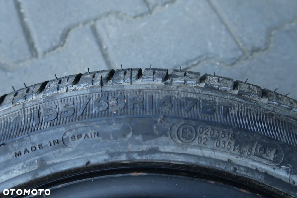 Koło zapasowe toyota Aygo 14'' 155/65r14 - 3