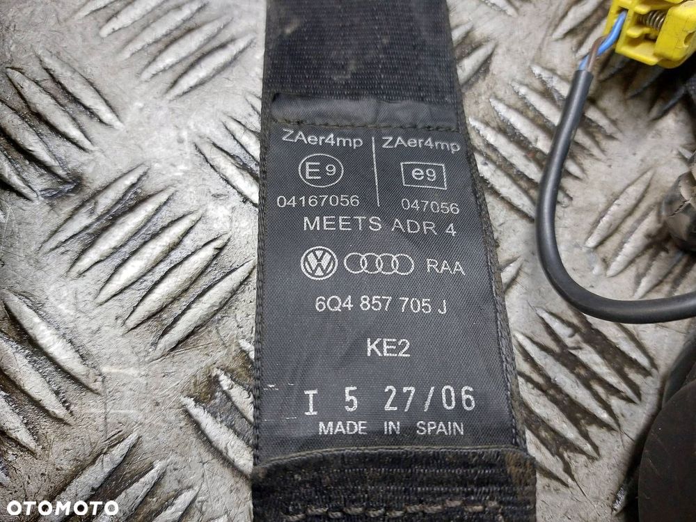 ZESTAW AIRBAG KOKPIT DESKA PASY PODUSZKI MODUŁ POLO IV 5D 6Q4857705J - 6