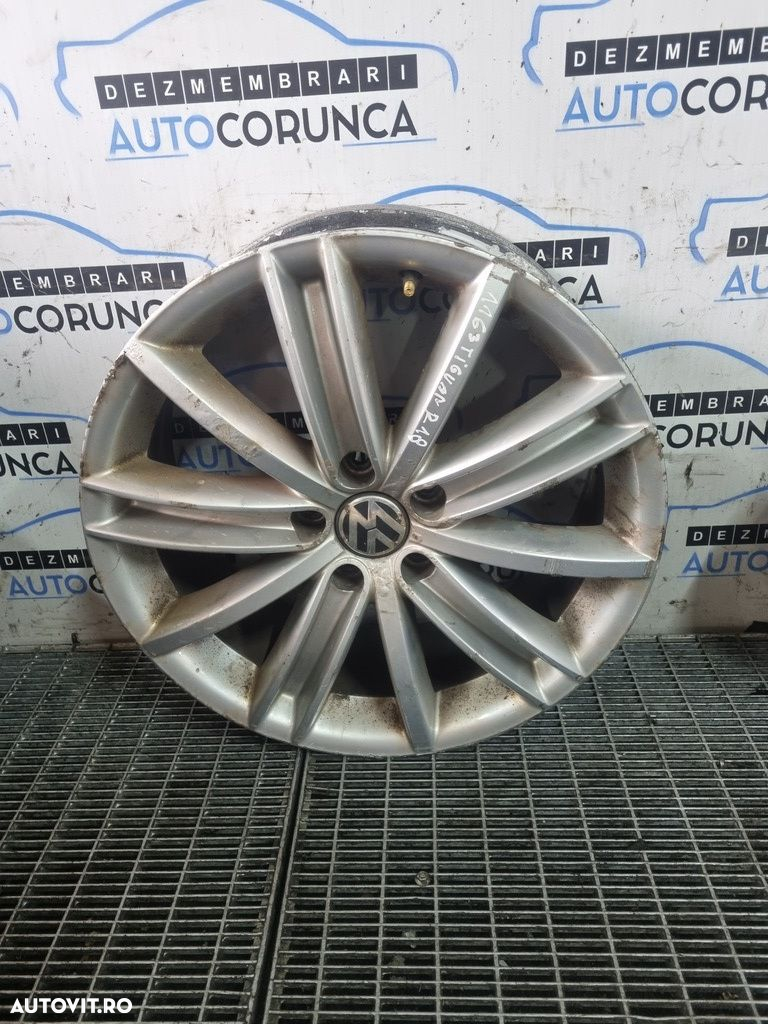 Jante aliaj Volkswagen Tiguan 5N Facelift 2011 - 2015 (1163) R18 R18 ET43 - 3