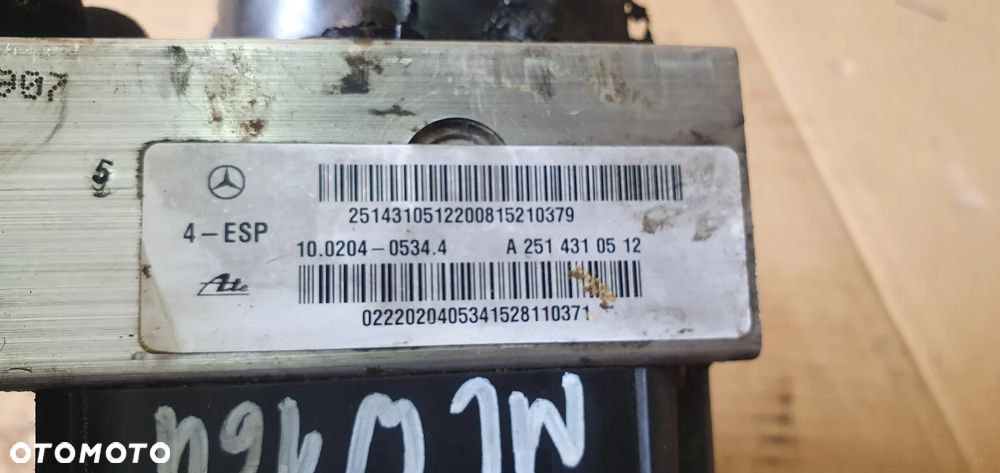 Pompa sterownik ABS Mercedes ML W164 A2514310512 A2515452632 - 8