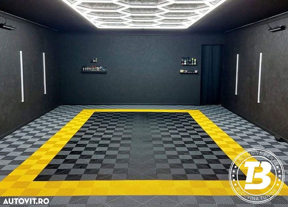 Pardoseala Modulara pentru Garaj si Ateliere Detailing - Galben - 3