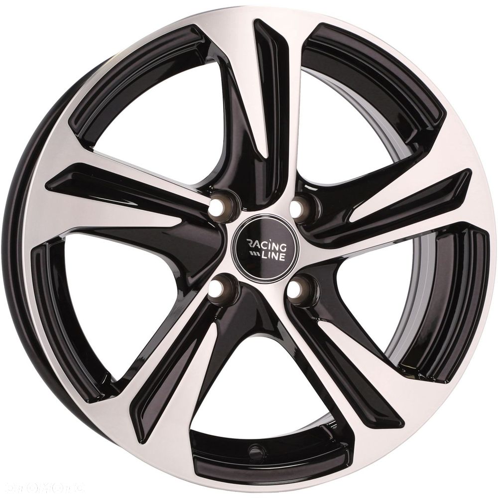 4x Felgi 14 4x100 m.in. do HYUNDAI I10 I20 Getz KIA RIO RENAULT Clio TOYOTA Yaris - B1242 - 7