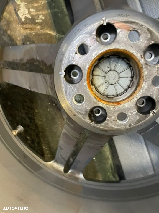 jante roti bmw M5 E60 M6 e63 e64 originale M power nu M pachet R19 2 lățimi fără defecte tehnice sau Reparatii 8/5 fata 9/5 J spatele Style 167 5x120 - 16