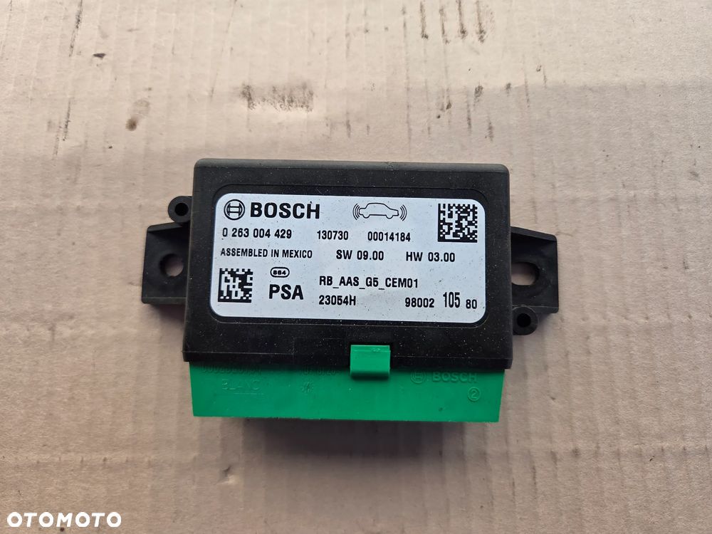 Moduł parkowania PDC Peugeot  308 T9   9800210580 - 1