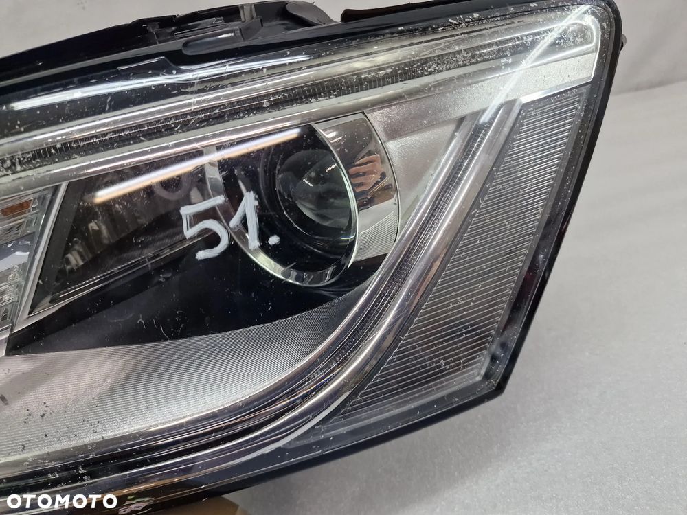 AUDI Q5 8R0 LIFT 11- LEWA LAMPA PRZEDNIA PRZÓD XENON + LED , 8R0941031C , NR AUKCJI LPP51 - 7