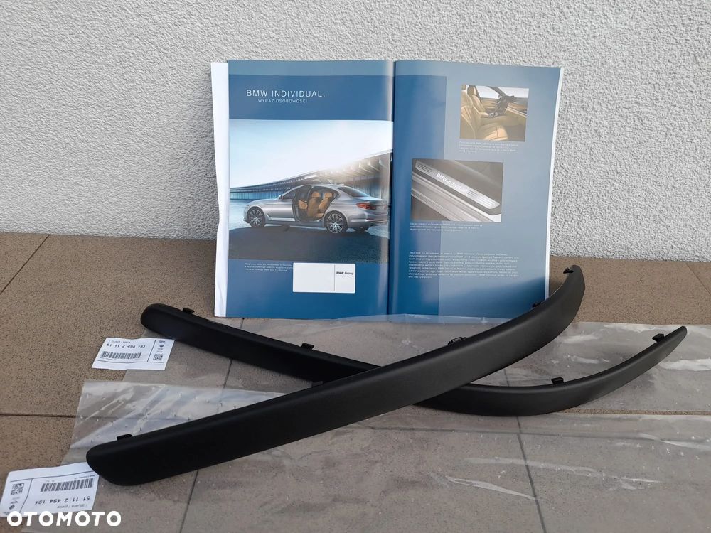 ORYGINALNE LISTWY ASO KPL PRZÓD PRZEDNIE ZDERZAKA BMW E39 M PAKIET M5 Wysyłka