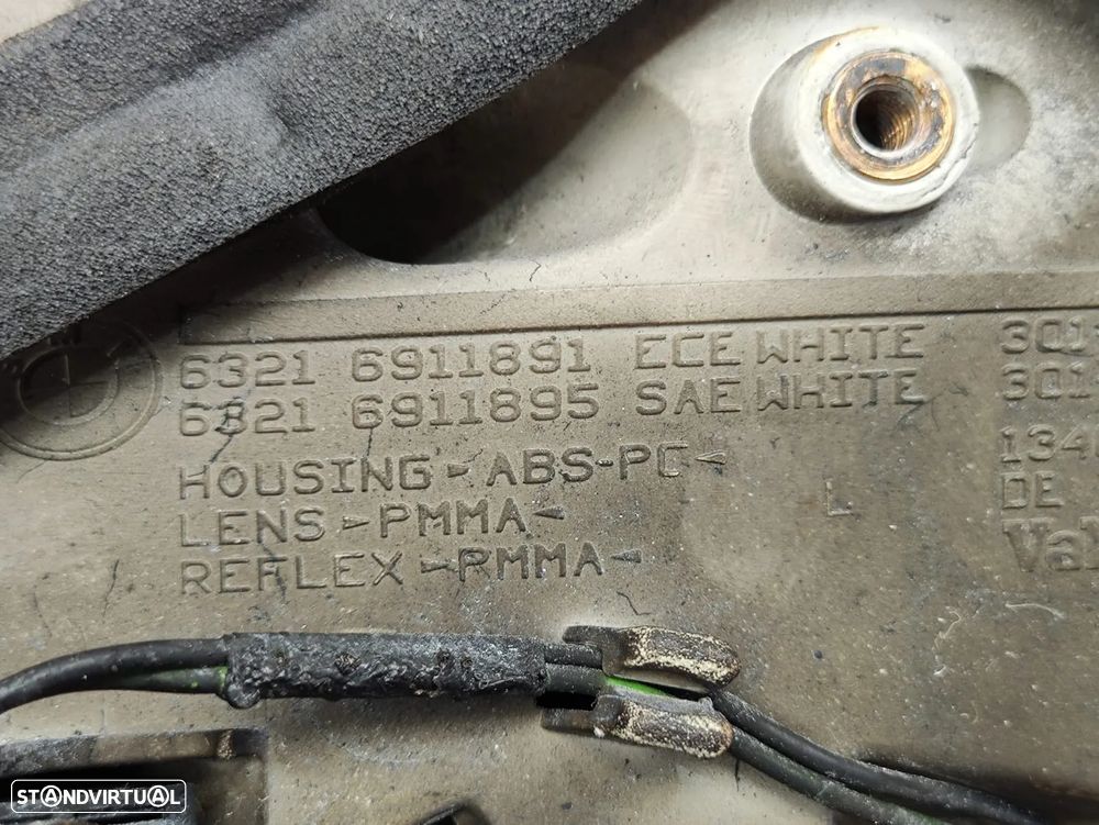 Farolim LED Tras Traseiro Esquerdo Direito Original BMW Serie 6 LCI E63 Coupe E64 Cabrio 6911892 6911891 2003 - 2010 - 14