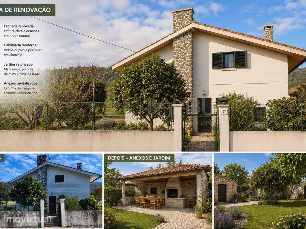 Moradia T2 com Jardim e Grande Potencial para venda em Cristelo, a ... - Grande imagem: 2/16