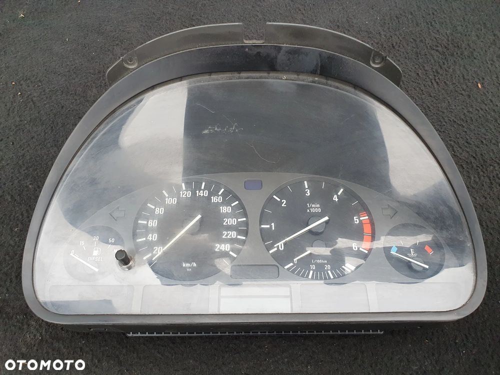 BMW 5 E39 LICZNIK ZEGARY PRĘDKOŚCIOMIERZ 87001313 88311228 - 1