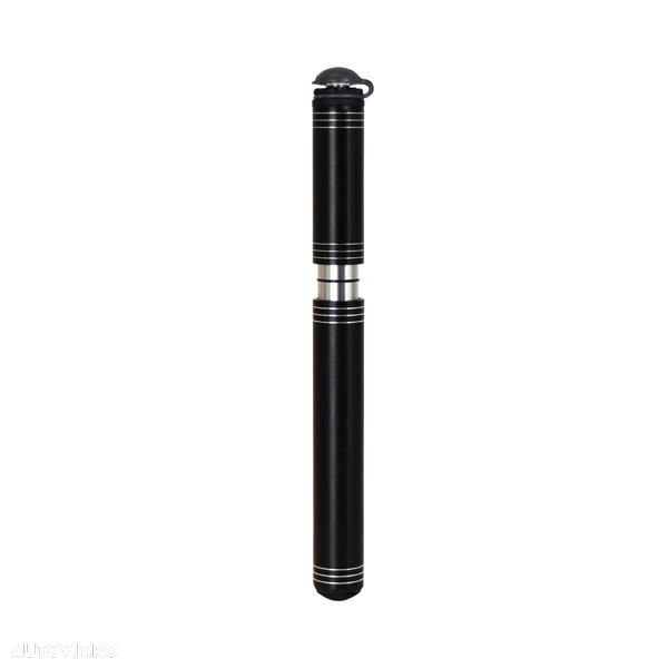 Pompa aer bicicleta, trotinete electrice, motoare, pompa manuala mini, tub 18.5cm, Dresco - 2