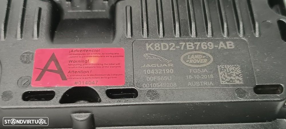 MÓDULO ELETRÓNICO LAND ROVER RANGE ROVER EVOQUE EVOQUE - 2