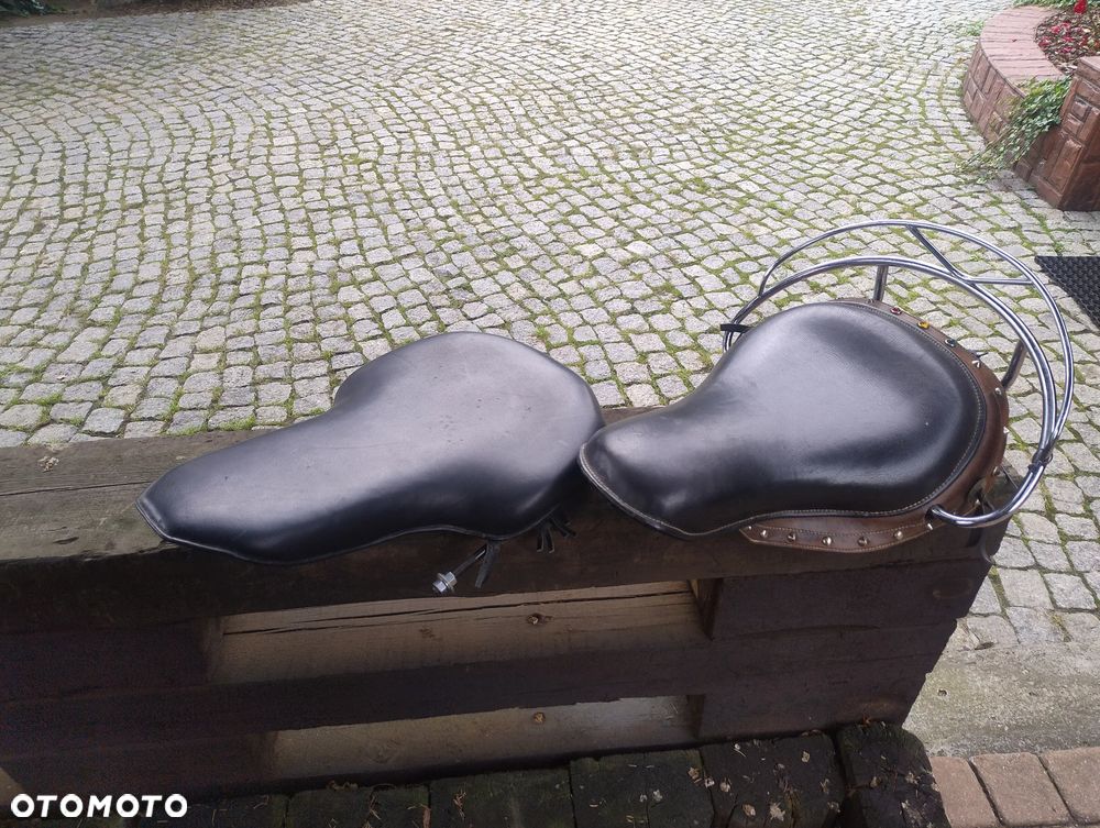 Siedzenie-siodło Harley Davidson  Panhead Knucklehead Shovelhead Style Buddy Seat - 1