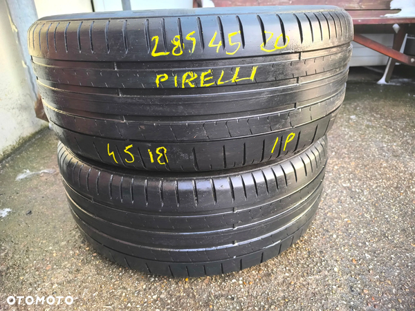 285/45R20 108W Opony Letnie Lato PIRELLI P ZERO TM PZERO 4,5mm Legnica ALU-RAD 285/45