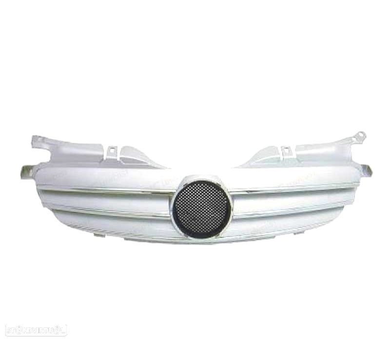 GRELHA FRONTAL MERCEDES SLK R170 96-04 LOOK SPORT PRATA CROMADO - 2
