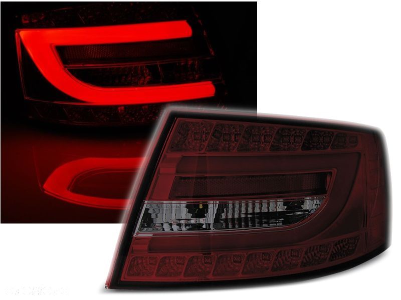 Lampy AUDI A6 SEDAN 04-08R LED BAR Smoke 7 PIN - 1
