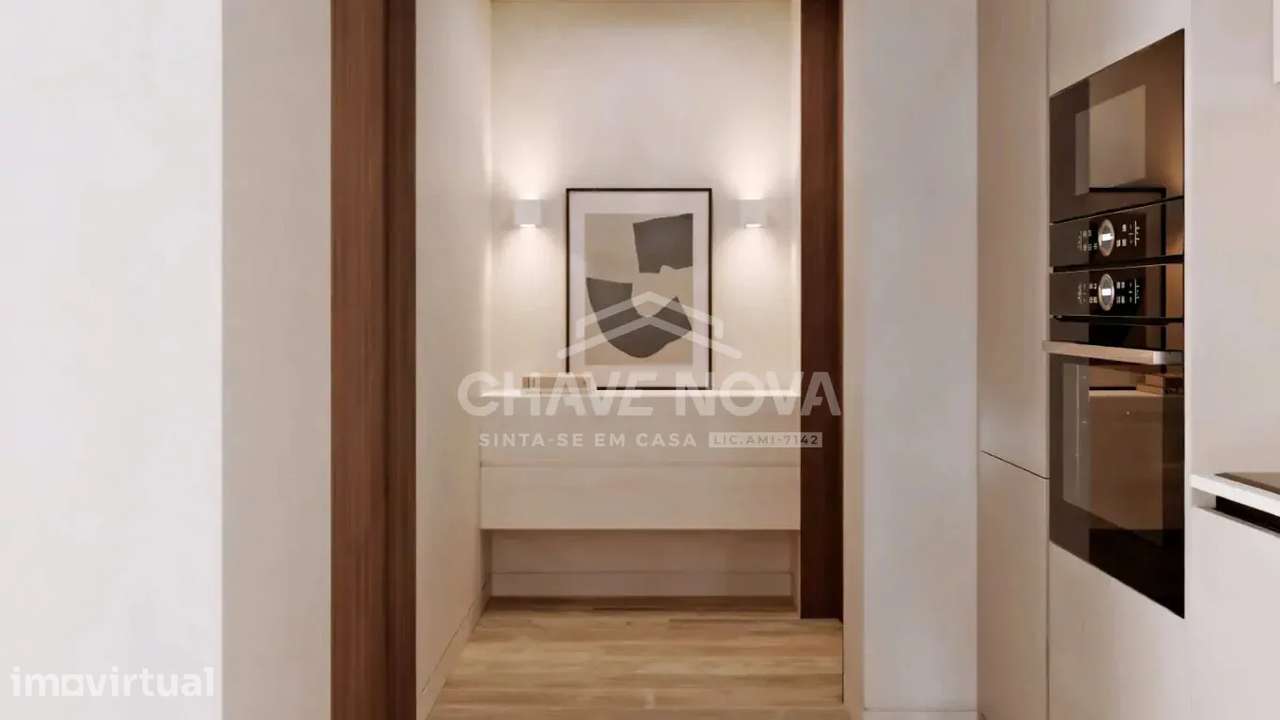 Apartamento T1 com varanda e garagem, num empreendimento residencial - Grande imagem: 4/5