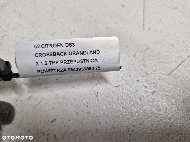 CITROEN DS3 CROSSBACK GRANDLAND X 1.2 THP PRZEPUSTNICA POWIETRZA 9842936880 - 8