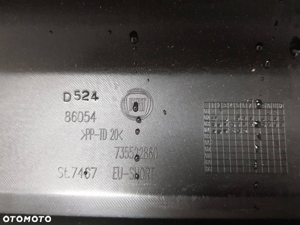FABRYCZNIE NOWY ORYGINALNY ZDERZAK TYLNY TYŁ FIAT 500L 4xPDC 12-17  735522860 - 10