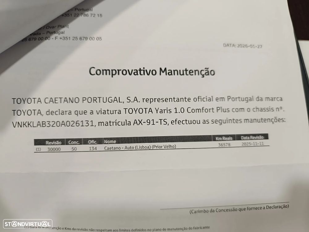 Toyota Yaris 1.0 VVT-i Comfort Plus - 33