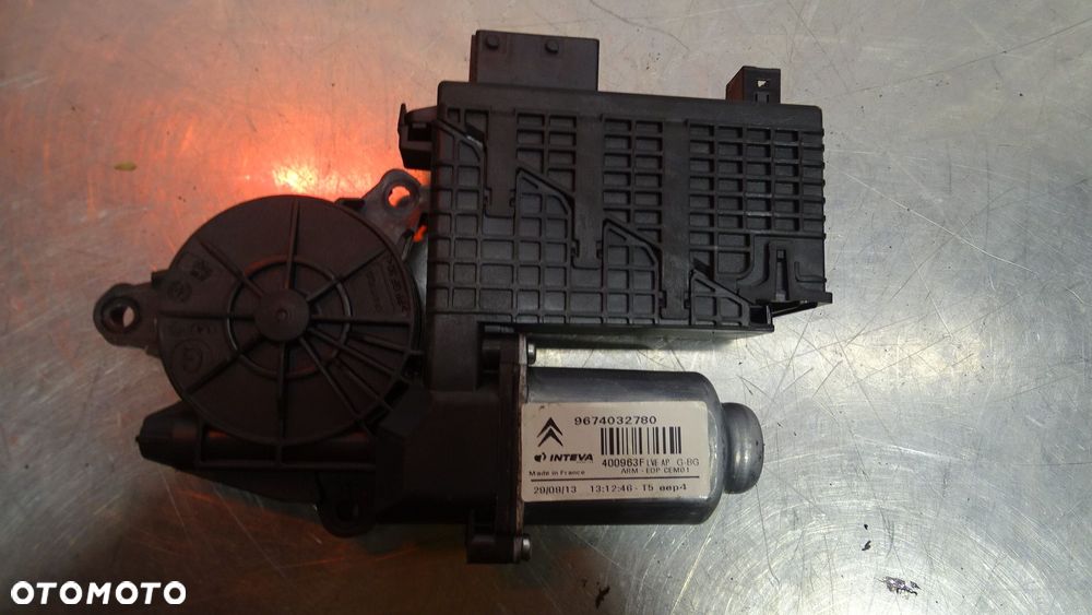 SILNICZEK SZYB LEWY PRZÓD CITROEN C4 PICASSO 1.6HDI - 2