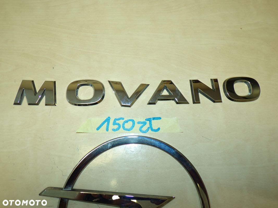 OPEL MOVANO 22- EMBLEMAT ZNACZEK LOGO NA TYLNE DRZWI - 2