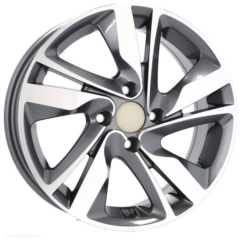 4x Felgi 15 4x100 m.in. do HYUNDAI Accent Bayon Getz i10 i20 KIA Picanto RIO Stonic - BK813 - 9