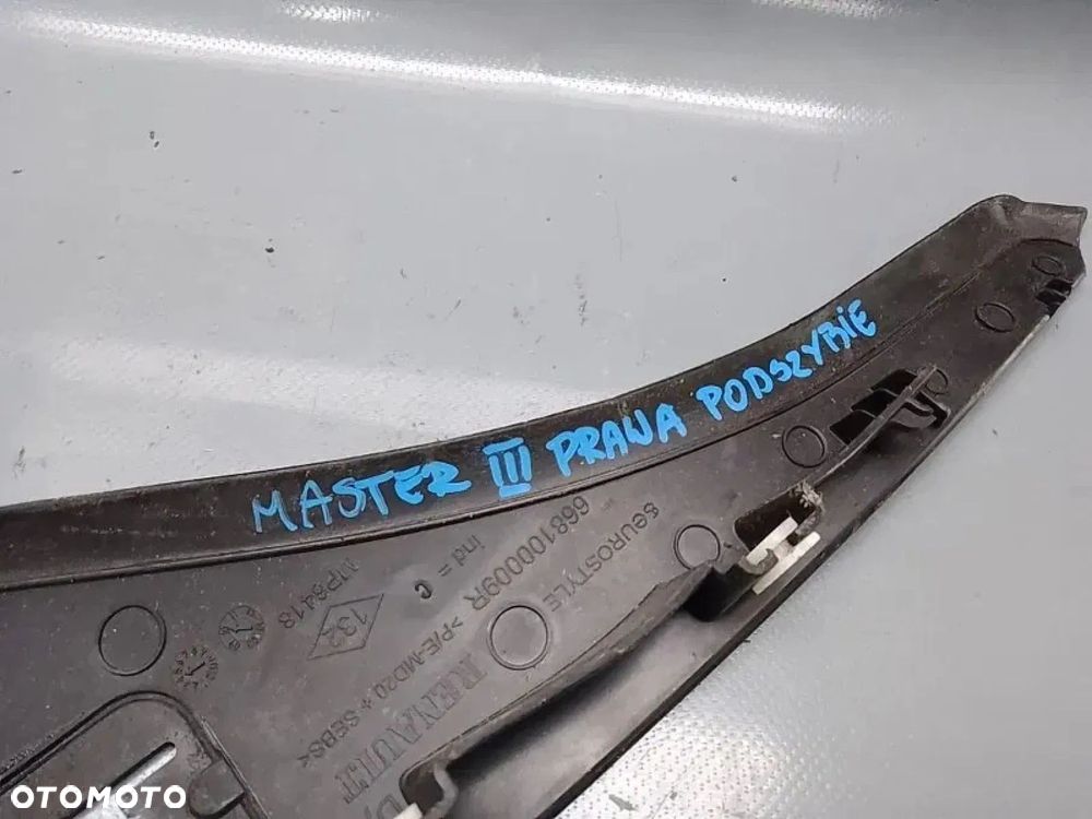 Podszybie Prawe Listwa 668100009R Renault Master III Movano NV400 - 4