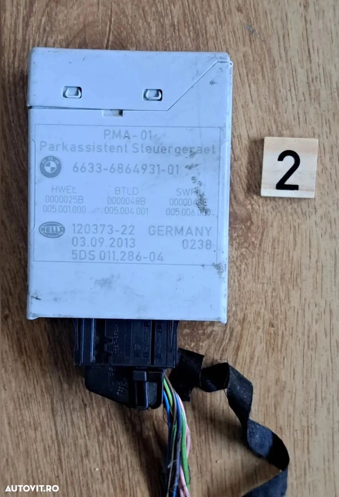 Calculator modul ECU unitate park assist Original BMW F07+LCI F10+LCI F11+LCI F18+LCI F06+LCI F12+LCI F13+LCI F01 LCI F02 LCI - 1