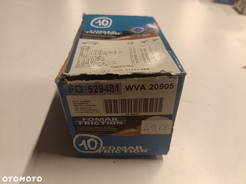 Peugeot 106 Renault 19 Clio I PRZEDNIE KLOCKI HAMULCOWE przód 529481 - 4