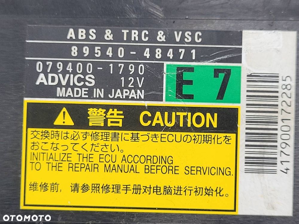 MODUŁ STEROWNIK ABS 89540-48471 LEXUS RX 450H II 2014 EUROPA - 11